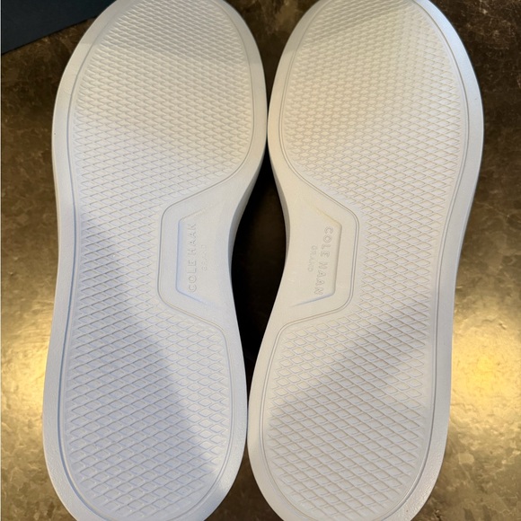 Cole Haan Gray Suede & Canvas Lace-Up Sneakers Navy - Picture 7 of 14